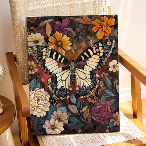 XTCIXAL Paint by Numbers Kit for Adults, Butterfly, 16X20 Inch - Image 2