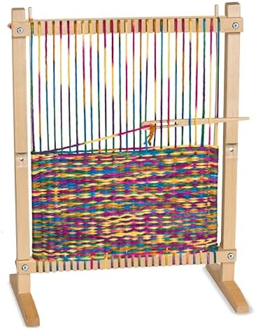 Melissa & Doug Wooden Multi-Craft Weaving Loom: Extra-Large Frame (22.75 x 16.5 inches) by Unknown