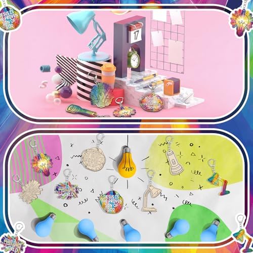 RattanView 24 Pcs VBS 2026 DIY Set Illumination Themed Craft - Image 5