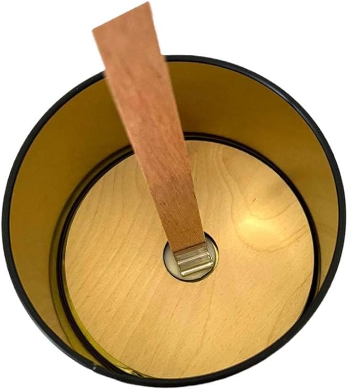 Wick Centering Tool for Single Wick Candle, 1-Wick Stabilizer, Wooden and Cotton Wick Holder,Wick Stabilizer for Candle Making (2.5")