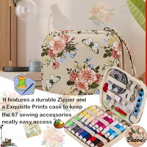 Floral Printing Travel Sewing Kit Cute Sewing Set - Image 4