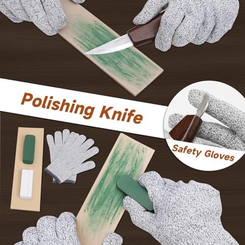 Wood Carving Kit for Beginners – 25pcs Whittling Knife Kit Wood Carving Tools with PU Leather Storage Bag, 10 Carving Knives, 6 Templates & Basswood for DIY Crafts - Image 6