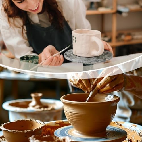 10 Colors Air Dry Clay 5.5lbs Natural Pottery Clay for Wheel Throwing Self Hardening Modeling Clays Natural Porcelain for Adults Beginners Advanced Sculptors Professional DIY Art Craft - Image 4