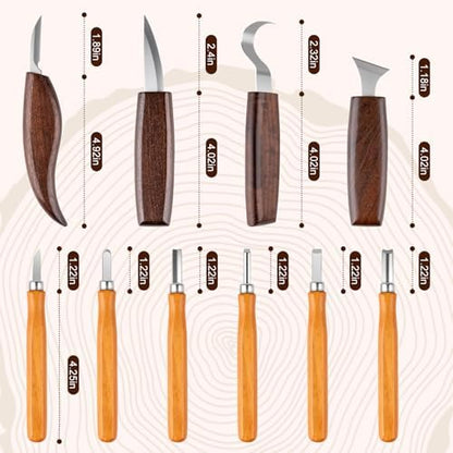 26 in 1 Wood Carving Tools Kit for Beginners - Image 2