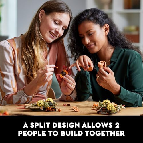 LEGO Icons Dried Flower Centerpiece Building Sets for Adults, Ages 18+ Years - Fall & Thanksgiving Decorations for Dinner Table or Mantel - 10314 - Image 4