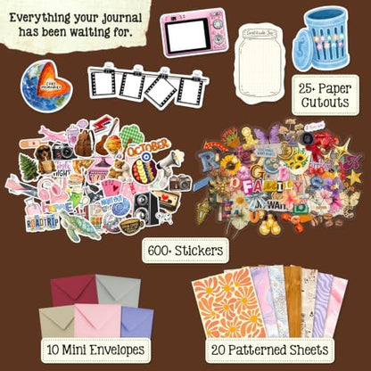 My Artsy Stash – Scrapbooking Kit, Journaling Kit & Junk Journal Supplies - Image 2