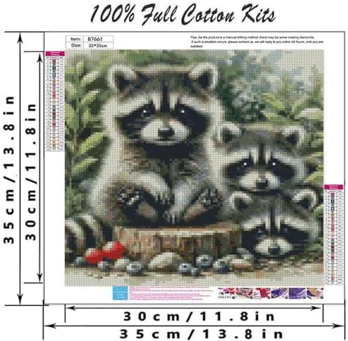 DYAIANGMU Bookstore Stamped Cross Stitch Kit for Adults 13.7x13.7 inches - Image 2
