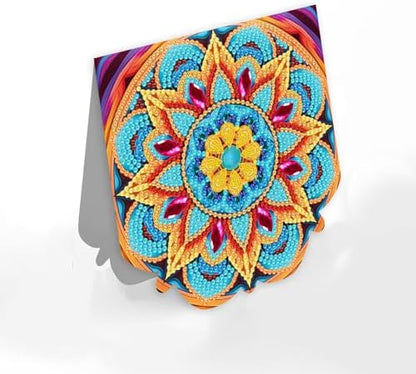pigpigboss Mandala Diamond Painting Greeting Card Kit, 8 Packs - Image 5