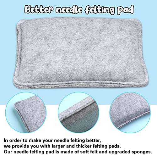IMZAY Needle Felting Kit, 40 Colors Felting Wool Kit Wool Roving Kit - Image 4