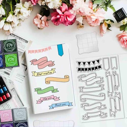 29 Pcs Journal Stamps for Crafting Card Making Supplies Set - Image 7