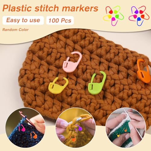 118 Pcs Stitch Markers for Crocheting Knitting Stitch Holders for Knitting - Image 3