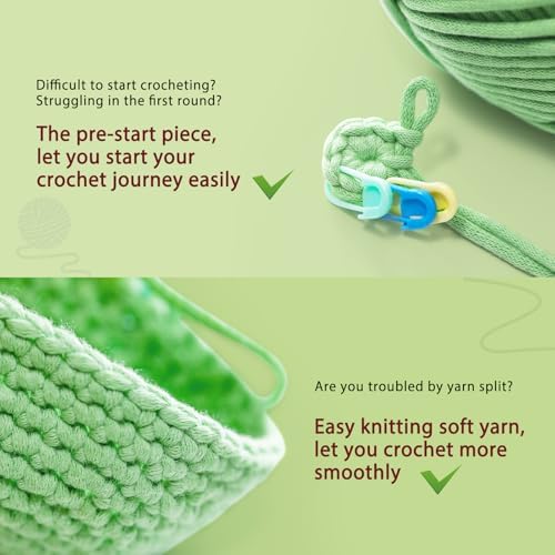 CrochetBox 3 PCS Dinosaur Crochet Kit for Beginners, Adults and Teen - Image 6