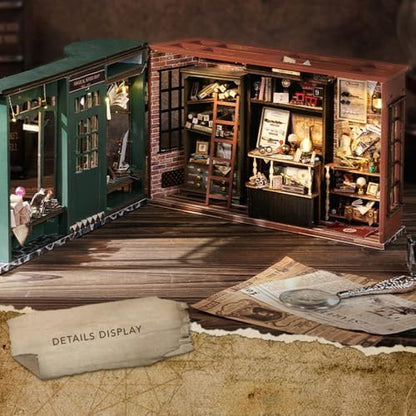 GuDoQi DIY Miniature House Kits, DIY Miniature Dollhouse Kit with Furniture, Tiny House Kits 1:24 Scale, Creative DIY Crafts for Adults Teen, Christmas Birthday Gifts, Magic Shop - Image 5