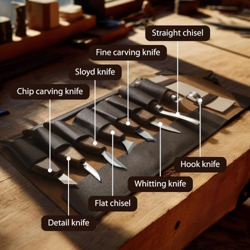 75 Wood Carving Kit for Beginners - Gift Ready Whittling Kit Set 32pcs - Image 5