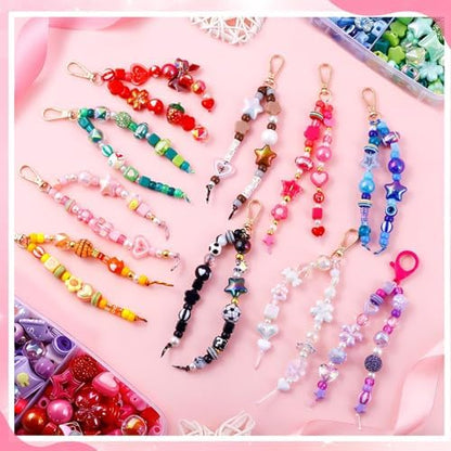 TOHONGADON 2200 PCS DIY Bag Charm Kits,Assorted 8 Color,with Video Tutorial - Image 6