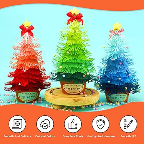 Tanstic 64Pcs Paper Quilling Kits, 45 Colors 900 Strips Paper Quilling Tools and Supplies for Beginners Perfect DIY Handcraft Quilling Set - Image 5