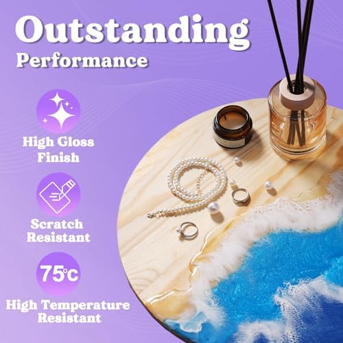 LET'S RESIN 1/2 Gallon Epoxy Resin,Crystal Clear Resin Epoxy Kit for Crafts - Image 3