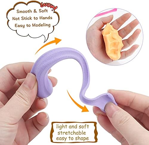 Air Dry Clay Kit for Kids – 64 Colors 15g Each, Non-Toxic Modeling Clay Set - Image 4