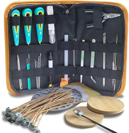 DiaWiew Beginners Candle Making Kit for Adults, Wick Needle for Candle Making for Punching and Inserting Candle Molds Wicks, Candle Making Tools Perfect to Silicone Molds with No Holes for Wicks by DiaWiew