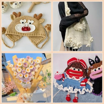 Pnytty 107Pcs Crochet Kit for Beginners Adults, Crochet Starter Kits - Image 6