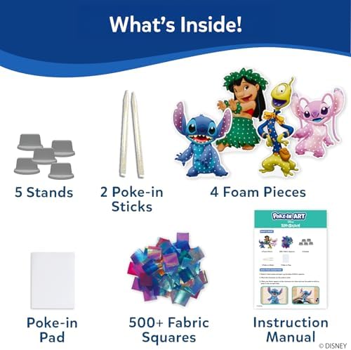 Skillmatics Poke-in Art – Lilo & Stitch, Wood Craft Kit, Gift for Kids - Image 3