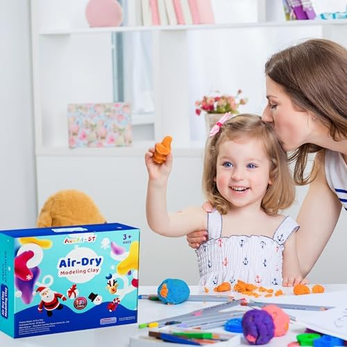 Aestd-ST Air Dry Clay 156 Colors, Modeling Clay for Kids, DIY Magic Clay - Image 5