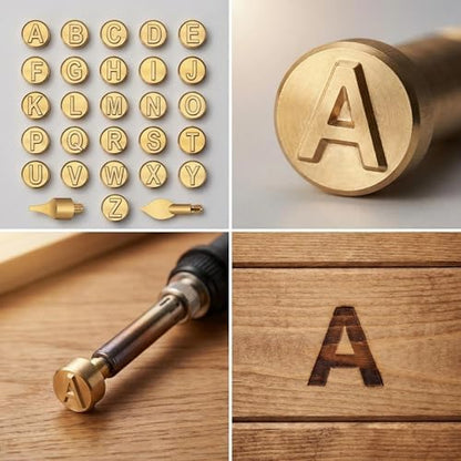 26-Piece Wood Burning Letter Tips Set - Image 5
