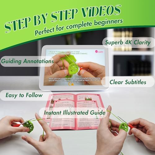 SGIBYN Crochet Kit for Beginners with Video - 4 Pcs Hanging Plant Craft Set - Image 4
