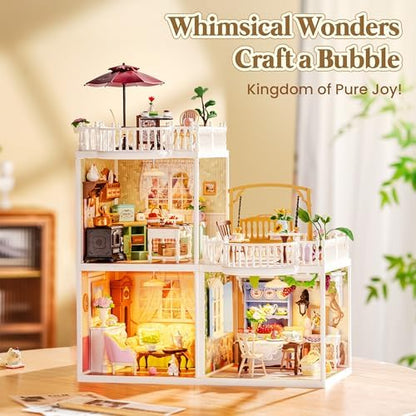 ROBOTIME Super Creator DIY Mini House Building Kit - Farmhouse Kitchen - Image 5