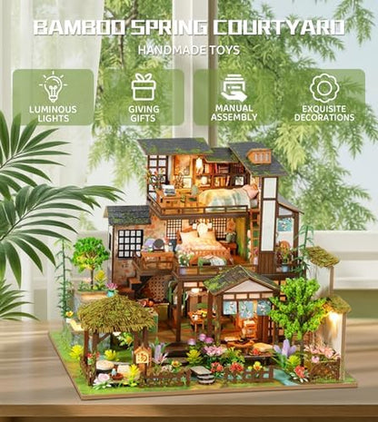 Spilay DIY Miniature House Kit for Adults, Miniature Dollhouse Building Kit - Image 5