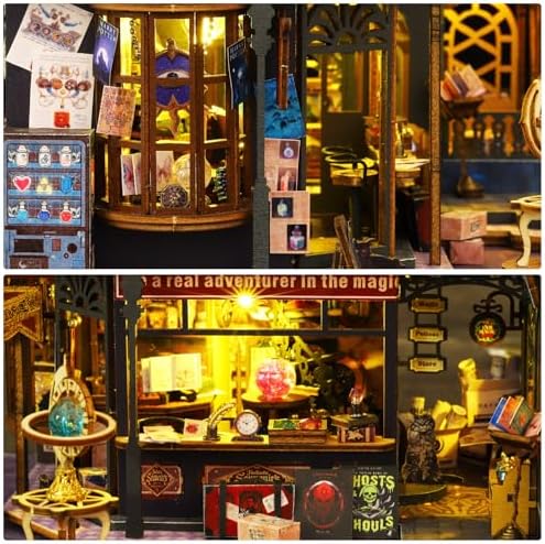 DIY Dollhouse Kit, Miniature House Building Kit with Led for Adult - Image 5