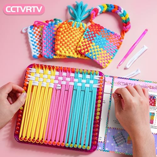 CCTVRTV Weaving Loom Kit Toys for Kids and Adults, DIY Arts and Crafts - Image 3