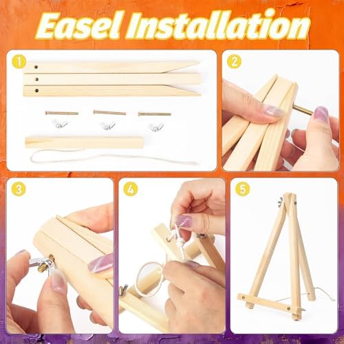 Gemozaic Framed Paint by Numbers Kit for Adults with Easel - Angel Wing - Image 5