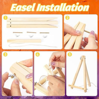 Gemozaic Framed Paint by Numbers Kit for Adults with Easel - Angel Wing - Image 5