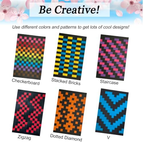 Origami Joy 15 Paper Weaving Project • Anxiety Relief PaperCraft • DIY Placemats with ¾-inch Paper Strips and 9x14-inch Mats • Beginner Learn to Weave • Arts & Craft Kits for Home and Classroom Decor - Image 5
