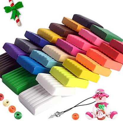 CiaraQ 24-Color Polymer Clay Oven Bake Modeling Kit - Image 2