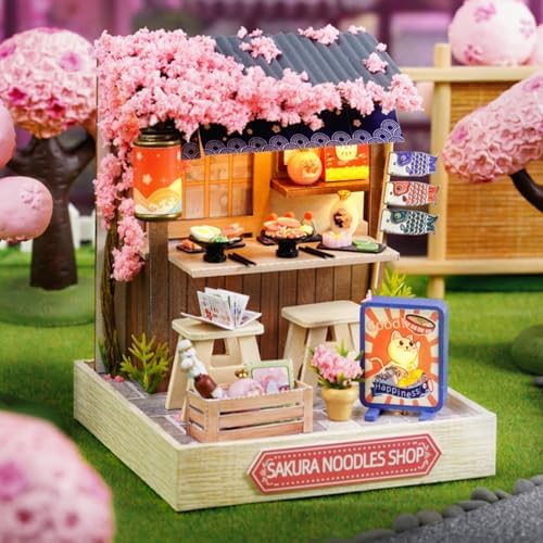 OZJAY Miniature House Kit for Adults, Mini House Kit with LED & Dust Cover - Image 3
