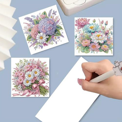 MaiYiYi 8 Pack 5D DIY Butterfly Diamond Painting Greeting Cards Art Kit - Image 3