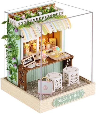 CUTEROOM DIY Doll Room Miniature Furniture Wooden House Kit-Dessert Time by CUTEROOM