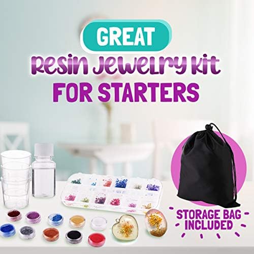 Goody King Resin Jewelry Making Starter Kit - Resin Kits for Beginners with Molds and Resin Jewelry Making Supplies - Silicone Casting Mold, Tools Set Clear Epoxy for DIY Jewelry - Image 6