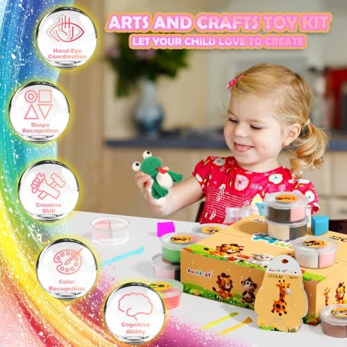 Aestd-ST Air Dry Clay Kit - Animal Theme, Modeling Clay for Kids - Image 6