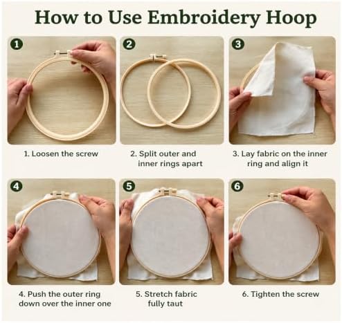 Punch Needle Kit for Beginners Adults-Cat Coffee, with Embroidery Hoop - Image 6