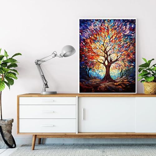 HITO Tree of Life Paint by Numbers Kit for Adults 16x20 Inch Frameless - Image 5