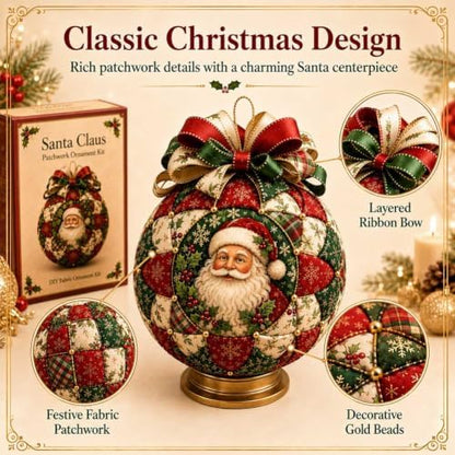 SellQuick Christmas Classics Patchwork Ornament DIY Kit，C+D - Image 4