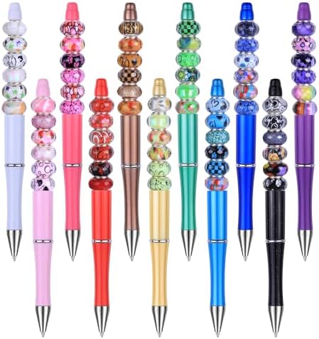 Aipridy 200 Pcs Large Hole European Beads, Craft Supplies Kit，Assorted Mixed Color Lampwork Spacer Beads for DIY Bracelet Jewelry Making (200, Rainbow Packed by Color Scheme) - Image 3