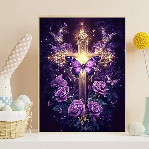 Diamond Art Kits for Adults, Cross Diamond Art Painting Kits for Adults - Image 3