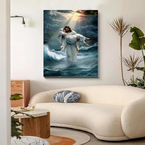 BAWKENTON Jesus Paint by Numbers for Adults and Kids - Image 2