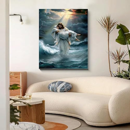 BAWKENTON Jesus Paint by Numbers for Adults and Kids - Image 2