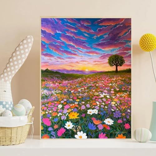 Diamond Art Kits for Adults, Flowers Diamond Art Painting Kits for Adults - Image 2