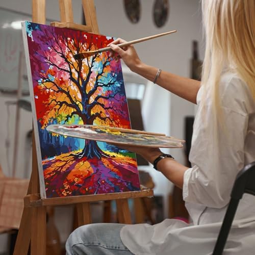 Tree of Life Paint by Numbers Kit for Adults Without Frame 16x20 IN - Image 5